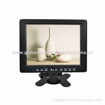 Hot-sale 8-inch LCD Monitor with HDMI/VGA/BNC, 800 x 600 Pixels Resolution